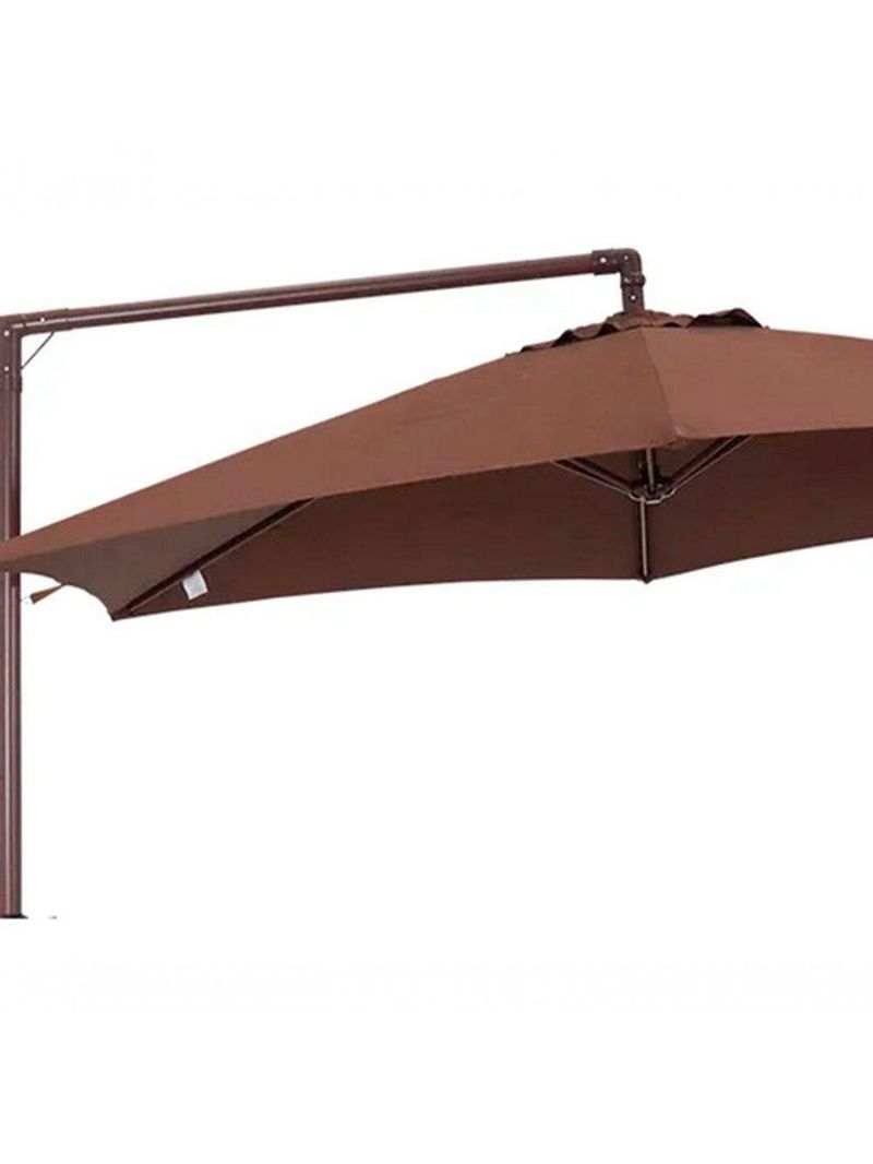 Ombrelone Veneza Suspenso 3mts Deck Piscina Jardim Bel Cor Marrom