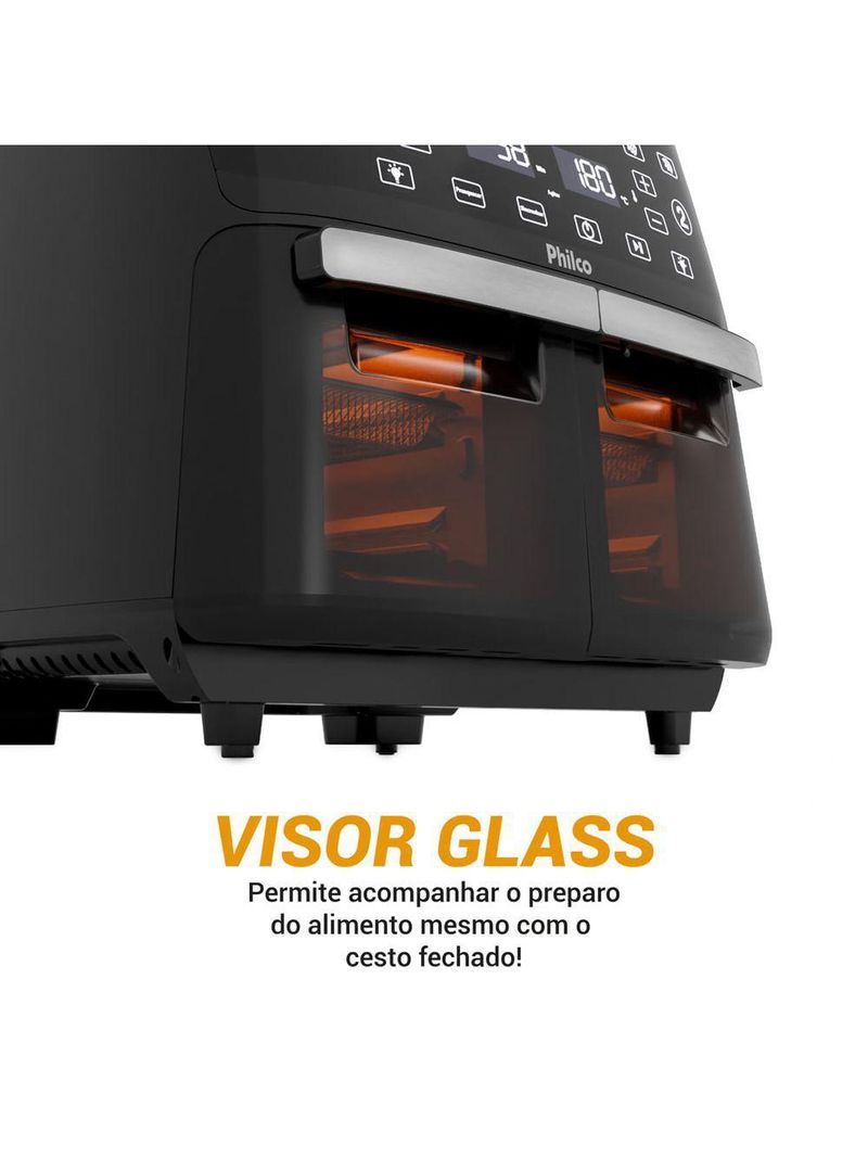Air Fryer Philco 14L 4 em 1 Painel Digital PAF14A 220V