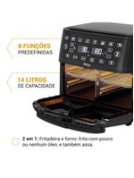 Air Fryer Philco 14L 4 em 1 Painel Digital PAF14A 220V
