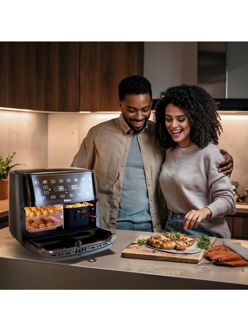 Air Fryer Philco 14L 4 em 1 Painel Digital PAF14A 220V