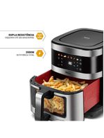 Air Fryer Philco 9L Visor Glass Painel Digital PAF90C 220V