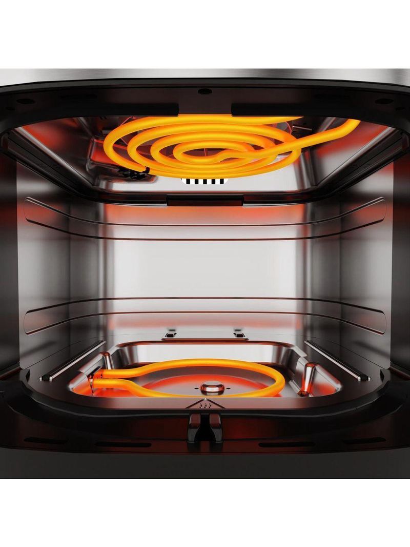 Air Fryer Philco 9L Visor Glass Painel Digital PAF90C 220V