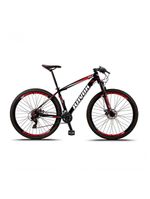 Bicicleta Mountain Bike 21 Vel  Vermelho Quadro 15