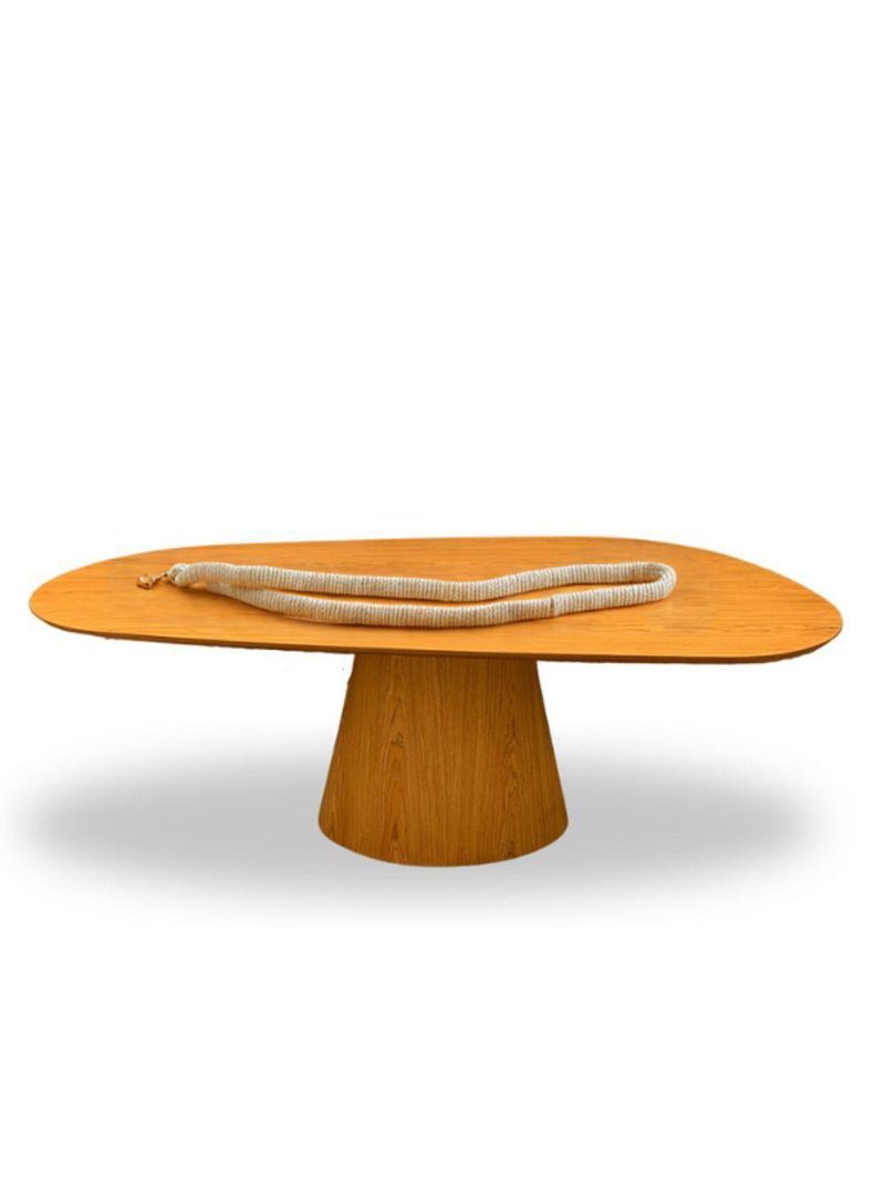 Mesa Oval Organica Em Freijo 120x80