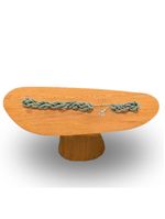 Mesa Oval Organica Em Freijo 120x80