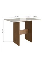 Mesa Com 4 Cadeiras Karla Freijo Com Off White Cacau Indekes