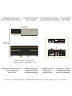 Cozinha Compacta 4 Peças Com Leds Veneza Up Multimóveis