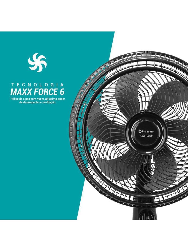 Ventilador De Coluna Air Maxx Force 6 160W AVTE450 110V