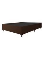 Cama Box Casal 1,38m com 38cm de Altura Suede - Prince - Marrom