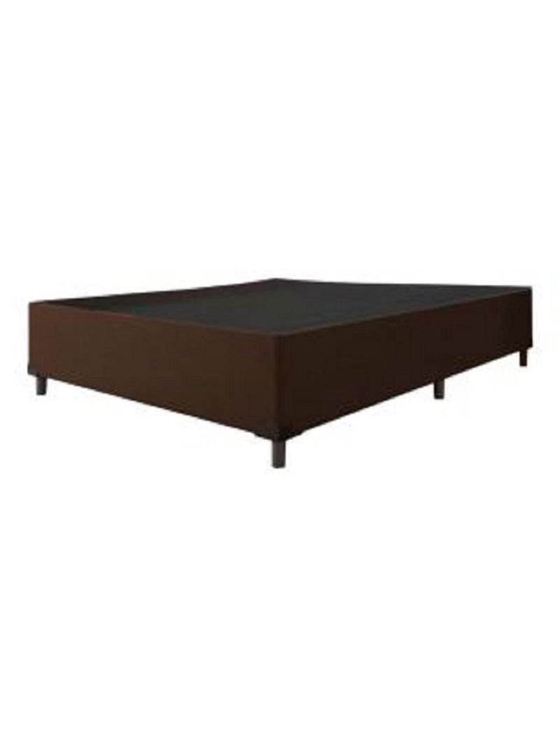 Cama Box Casal 1,38m com 38cm de Altura Suede - Prince - Marrom
