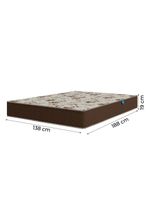 Cama Box Casal Colchão Espuma D33 Marquês 138X188X57Cm Marrom Umaflex - Suporta Até 90Kg Por Pessoa