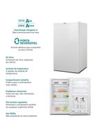 Frigobar Philco 93L 6 Níveis de ajustes PFG114 110V