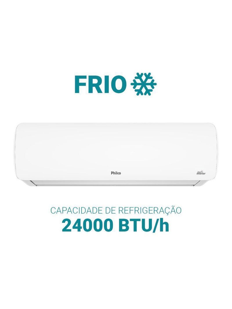 Ar Condicionado Split Inverter Philco PAC24FC 24000 BTUs Frio 220V