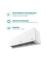 Ar Condicionado Split Inverter Philco PAC24FC 24000 BTUs Frio 220V