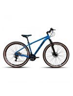 Bicicleta Aro 29 Pulse Câmbios Importados 21v Freio Disco Azul
