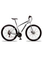 Bicicleta Bike Aço 21 Marchas Velocidades Aro 29 Branco