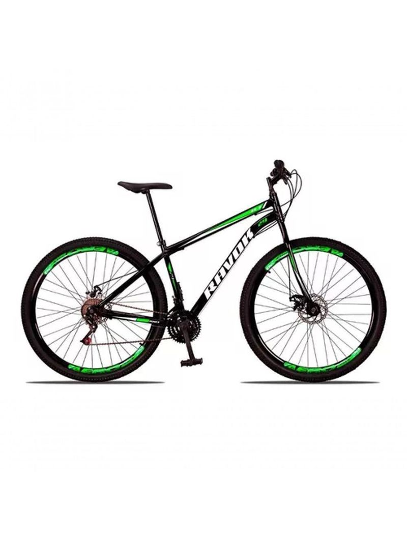 Bicicleta Aro 29   Shimano Aço 21 Vel Verde