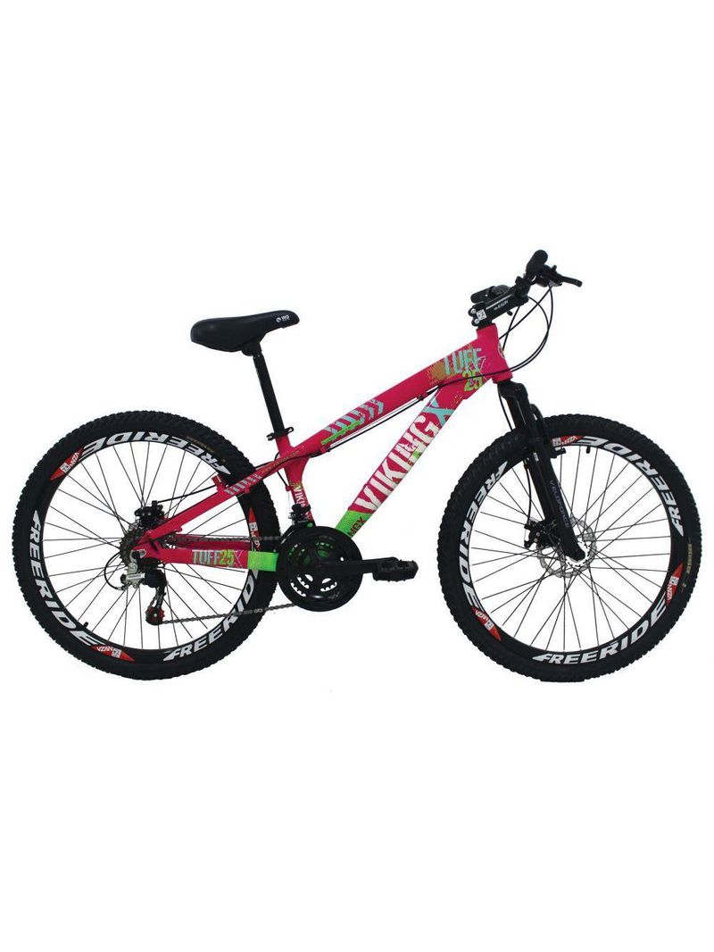 Bicicleta Tuff30 Freeride Aro 26 Freio a Disco Viking