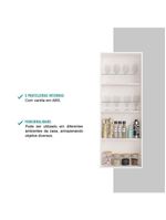 Armário Cozinha Utilitário 1 Porta Branco Carraro