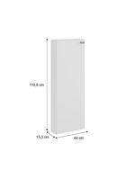 Armário Cozinha Utilitário 1 Porta Branco Carraro