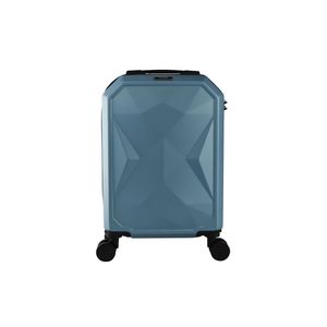 Mala de Bordo Pequena em ABS Yins Angle 21162 Cadeado Integrado Rodas Giro 360º Azul P