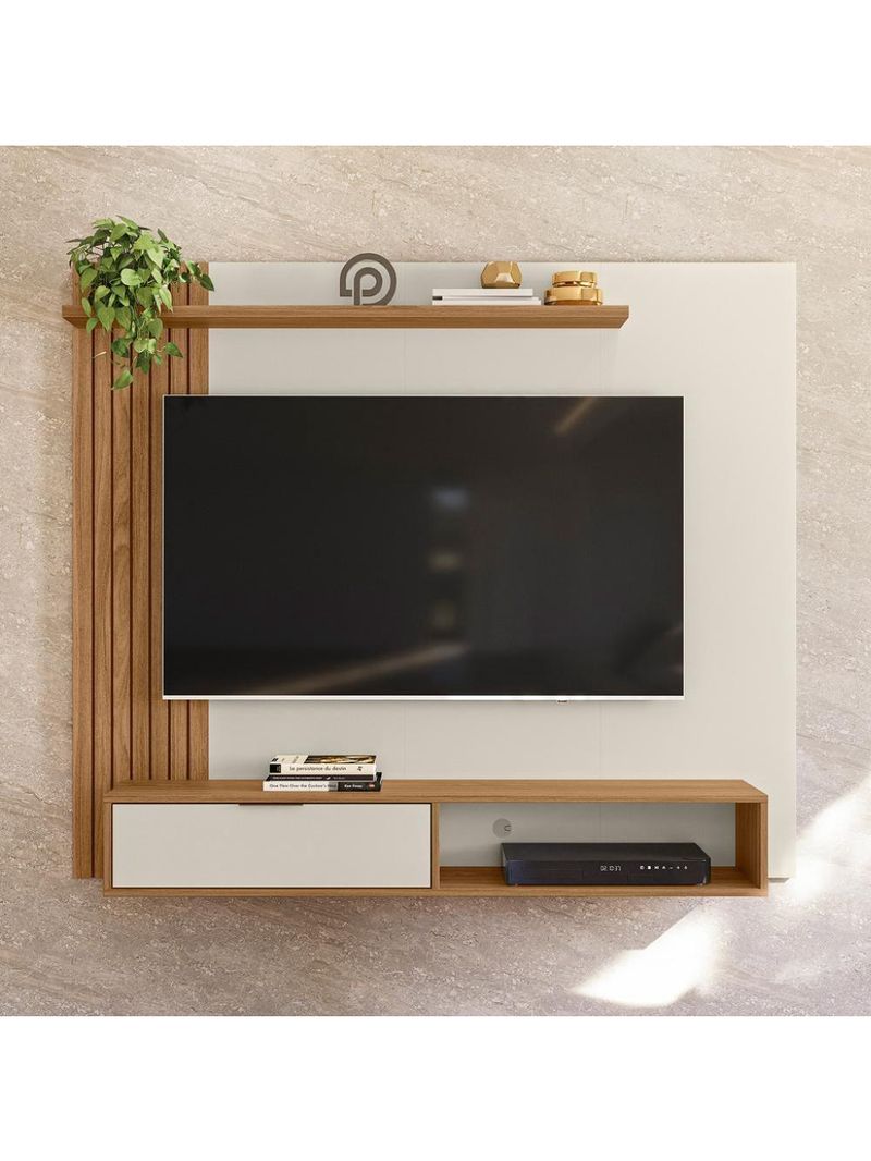 Painel Suspenso para TV 65 Polegadas 5450 Plla Nature Off White