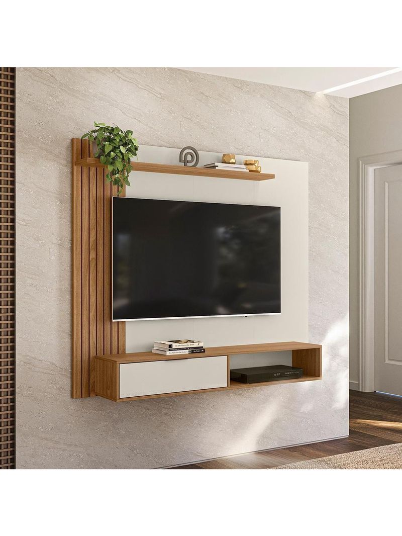 Painel Suspenso para TV 65 Polegadas 5450 Plla Nature Off White