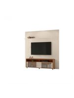 Composição Frizz New Prestige Bancada E Painel Para 75 Polegadas Com Portas - Madetec Off White