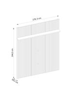 Composição Frizz New Premium Bancada E Painel Para 65 Polegadas Com Portas - Madetec Cumaru Opala