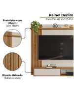 Painel Suspenso Para TV 65 Polegadas B5450 Plla Nature Off White