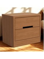 Cômoda 4 Gavetas + 2 Mesas de Cabeceira 2 Gavetas – Kappesberg S82224 – Cor Canela