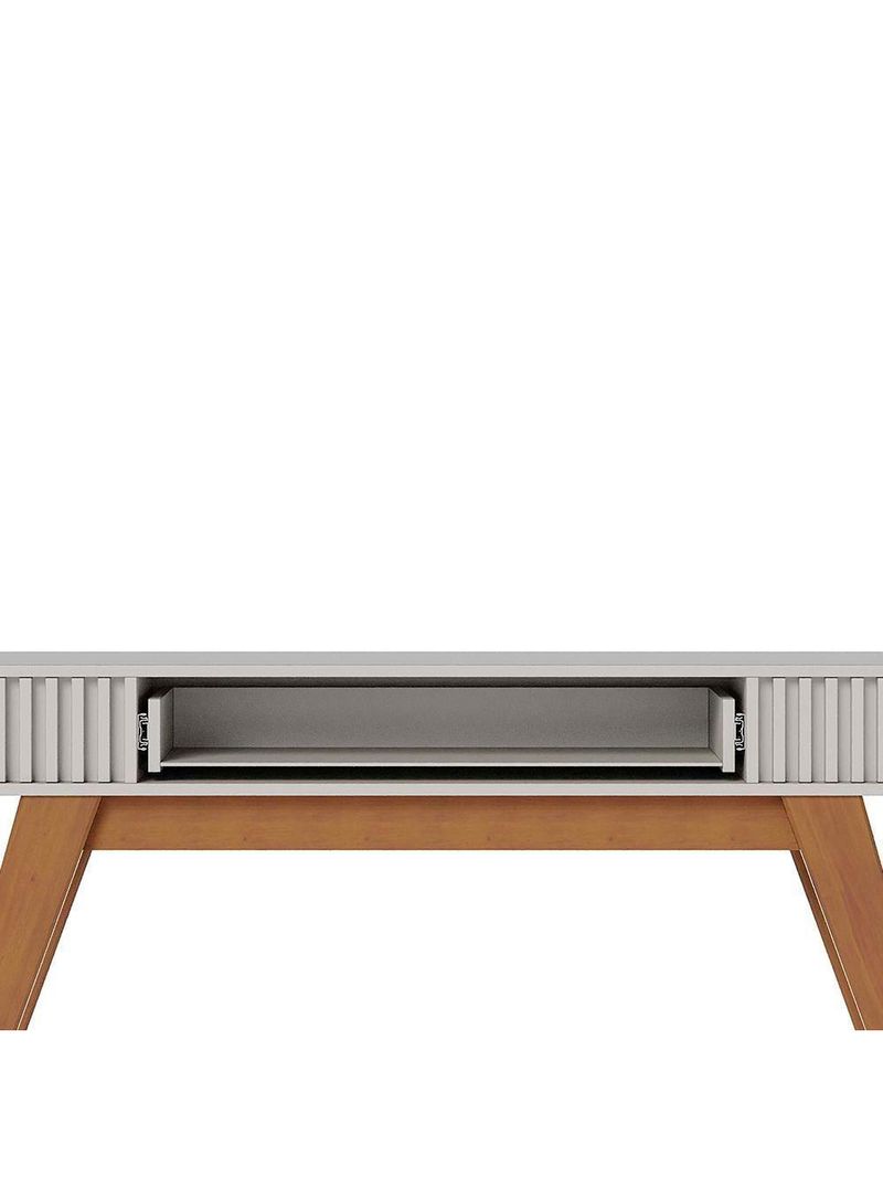 Aparador para Sala 1 Gaveta 136 cm Riviera – Colibri – Cor Off White/Freijó