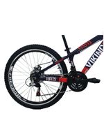 Bicicleta VikingX TUFF25 Aro 26 Freeride 21V Roxo/Laranja