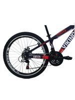 Bicicleta VikingX TUFF25 Aro 26 Freeride 21V Roxo/Laranja