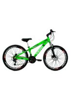 Bicicleta TUFF25 Freeride Aro 26 Verde Neon 21V VikingX