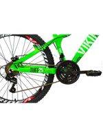 Bicicleta TUFF25 Freeride Aro 26 Verde Neon 21V VikingX