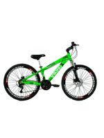 Bicicleta TUFF25 Freeride Aro 26 Verde Neon 21V VikingX