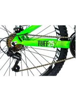 Bicicleta TUFF25 Freeride Aro 26 Verde Neon 21V VikingX