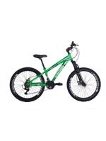 Bicicleta Tuff25 Freeride Aro 26 Verde Neon Viking X