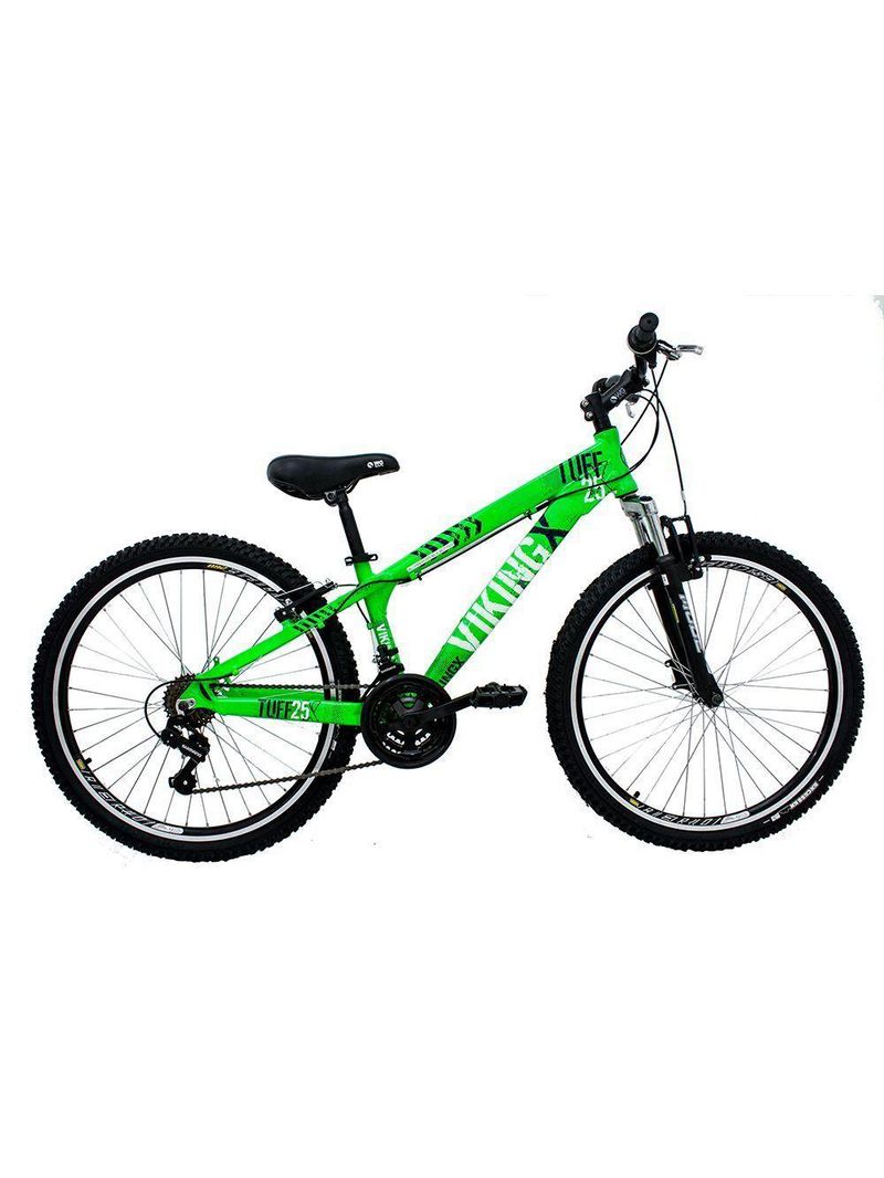 Bicicleta MTB Freeride Aro 26 21V Verde Viking X