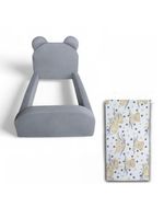 Cama Montessoriana Juvenil Soft com Colchão – Segura e Confortável – Cor Cinza