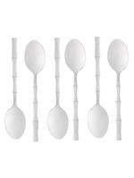 6 colheres para mesa lyor bambu elegant de aço inox 19,8cm