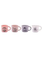 4 canecas de café wolff coffee lovers de cerâmica 60ml