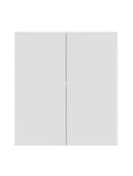 Armário Lavanderia com 2 Portas Multimóveis Branco