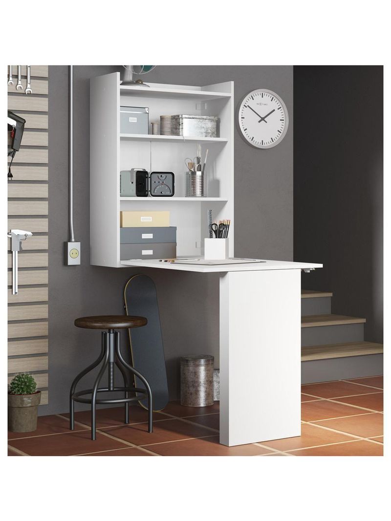 Mesa Dobrável com Armário FG5131 Branca