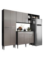 Cozinha Compacta com Armário e Balcão com Tampo Pequim