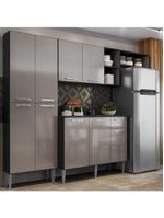 Cozinha Compacta com Armário e Balcão com Tampo Pequim