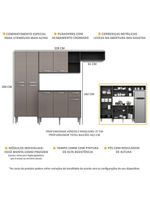 Cozinha Compacta com Armário e Balcão com Tampo Pequim