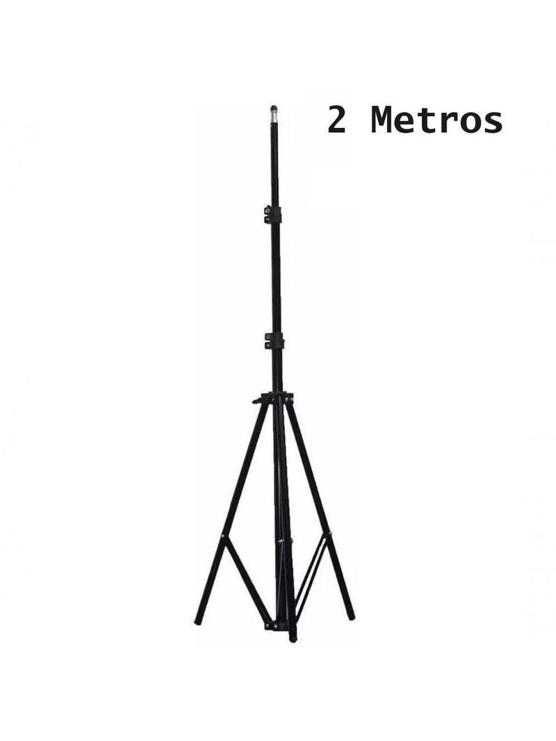 Ring Light Iluminador Led Usb 10 Polegadas 26cm Com Suporte Tripé 2 Metros