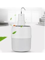 Lâmpada De Emergência Portatil Solar C- Bateria Para Acampamento Pesca